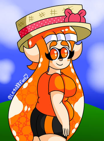 Mango looking from the side (mainly done as anatomy/pose practice) (Made on December 15th, 2023)